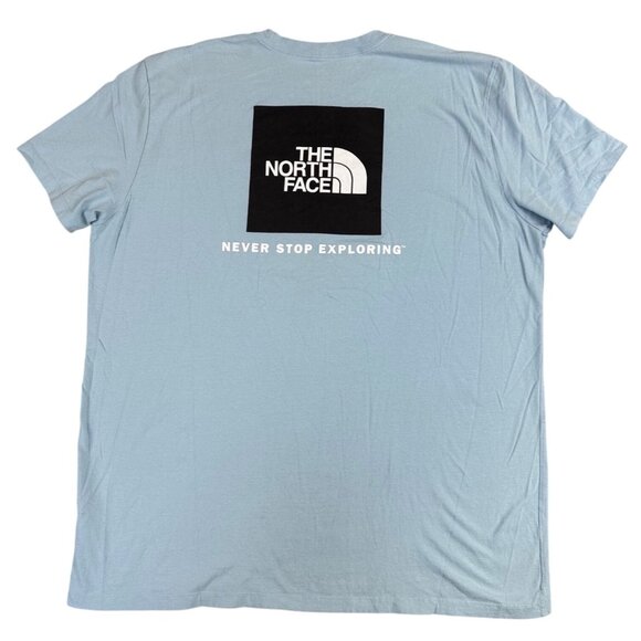 The North Face Other - The North Face Mens Light Blue T-Shirt XXL Short Sleeve Crew Neck Cotton Blend